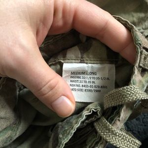 Men’s Navy camo uniform